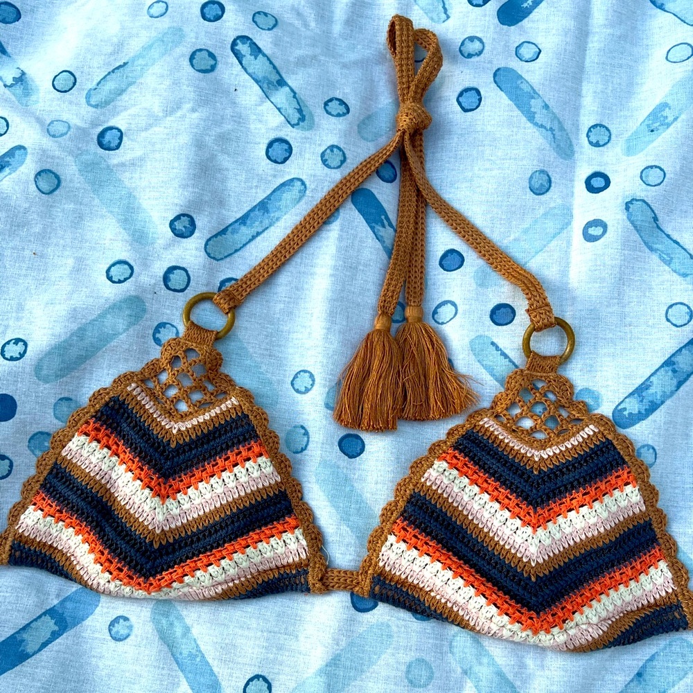 Crochet bikini top